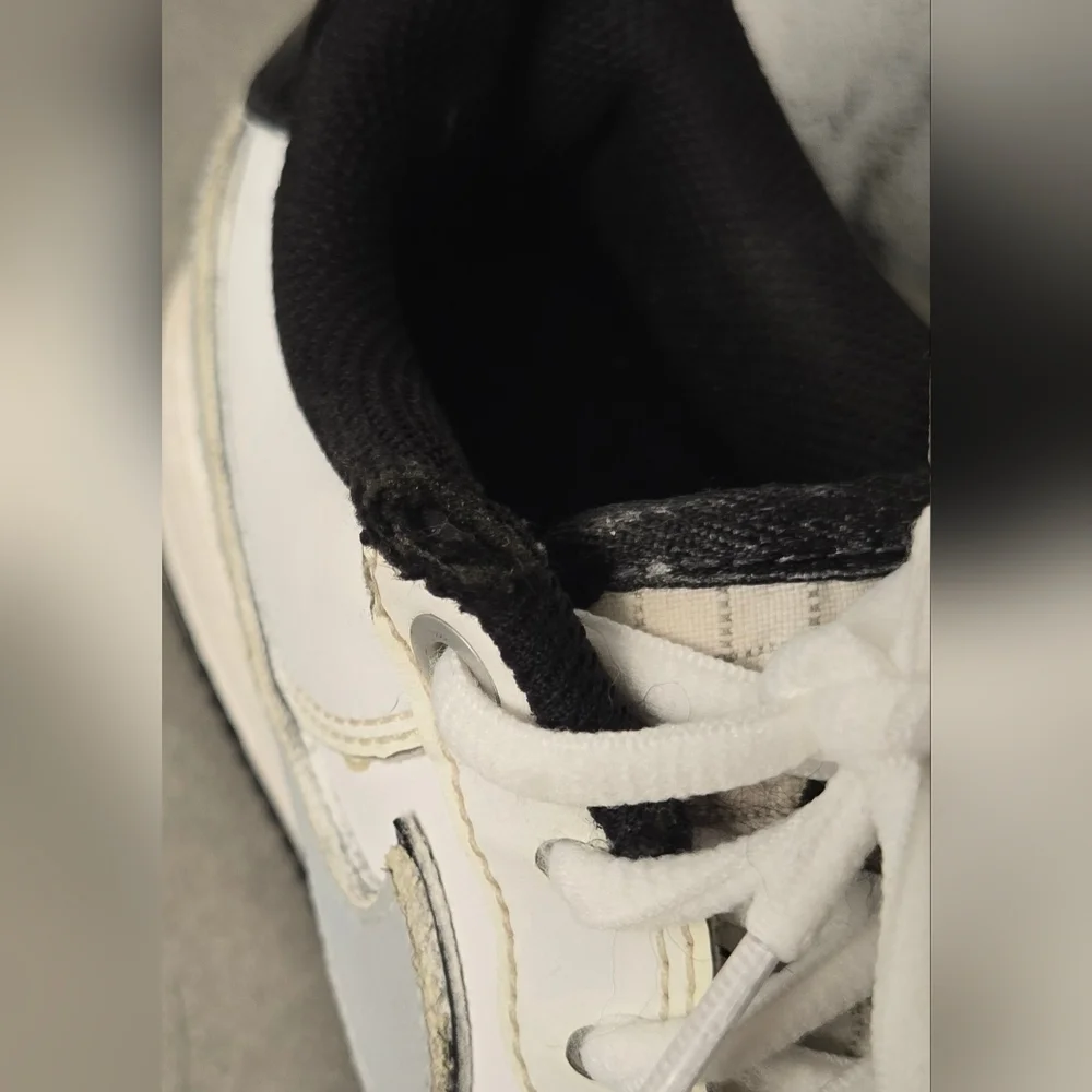 Nike Air Force 1 Low White Black Grey – Youth 3.5Y - Picture 10 of 11
